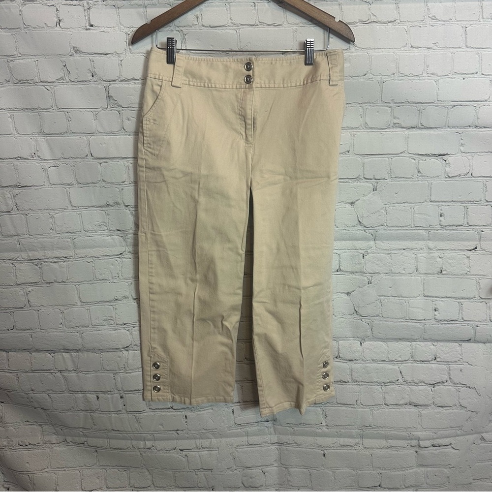 Rafaella Women's Tan Cropped Pants